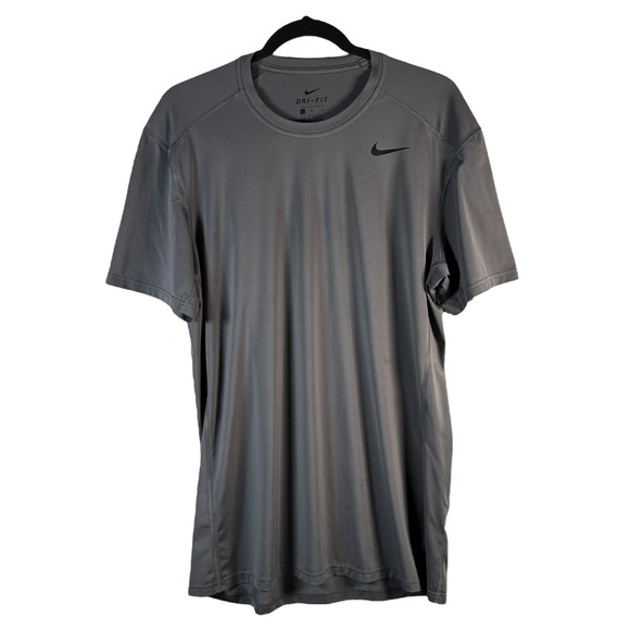 Nike Other - Nike Men's L Gray Dri-Fit Athletic Training T-Shirt Lightweight Moisture Wicking